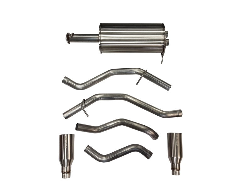 CORSA Performance 21035 Corsa 19-24 RAM 1500 5.7L Crew Cab w/ 57in or 76in Bed Cat-Back Dual Rr Exit 5in Satin Polished Tips