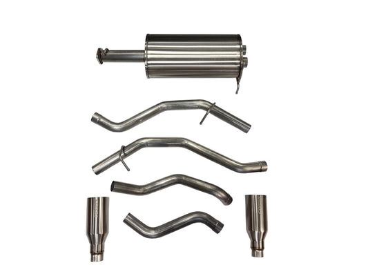 CORSA Performance 21035 Corsa 19-24 RAM 1500 5.7L Crew Cab w/ 57in or 76in Bed Cat-Back Dual Rr Exit 5in Satin Polished Tips
