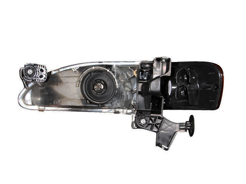 ANZO 121131 1998-2000 Toyota Corolla Crystal Headlights Black