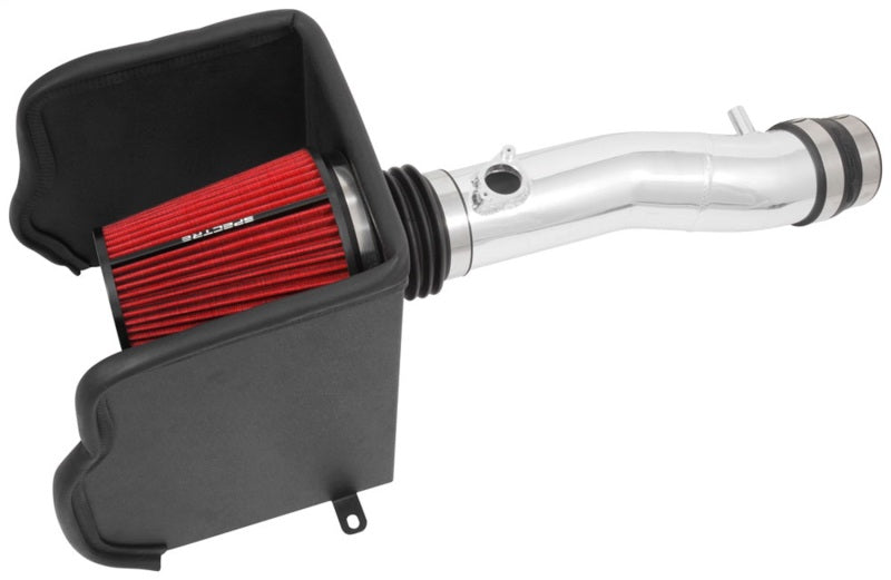 Spectre 9060 16-18 Toyota Tacoma V6-3.5L F/I Air Intake Kit - Polished w/Red Filter