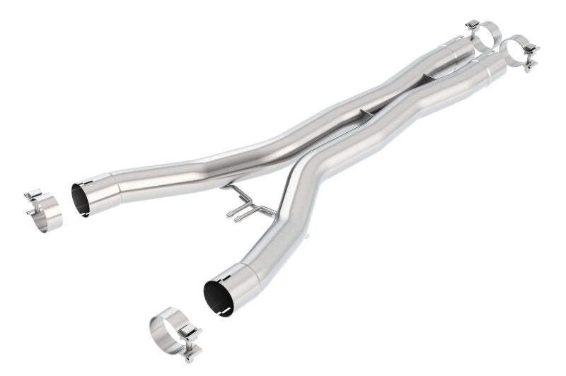Borla 60548 2014 Chevy Corvette Stingray X-Pipes (Smog Legal Cut and Clamp)