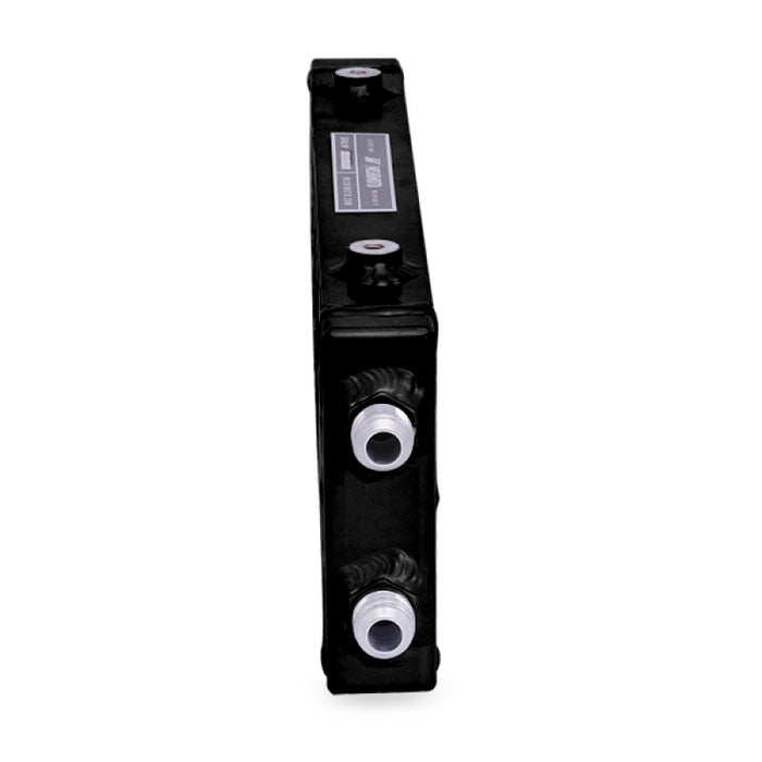 Mishimoto MMOC-DP-MBK Universal Medium Bar and Plate Dual Pass Black Oil Cooler