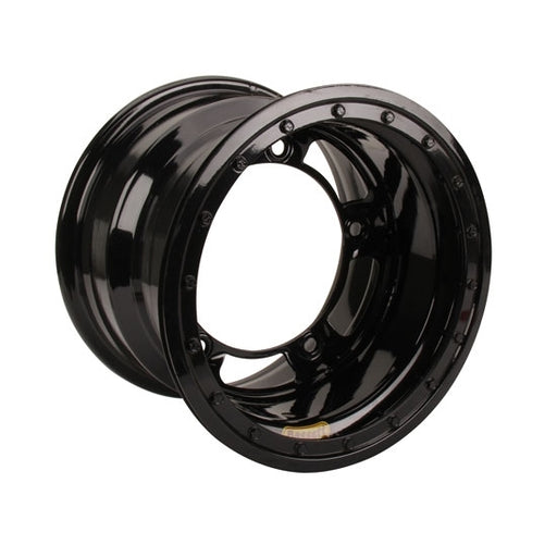 Bassett BAS50SR6-LW Wheel 15in x 10in w/5 6in BS Black L/W