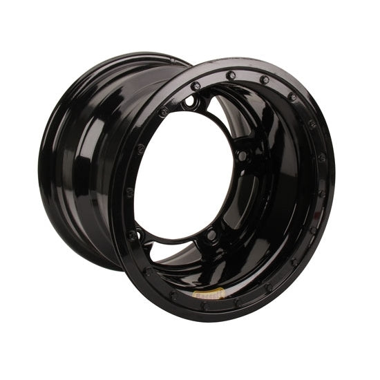 Bassett BAS50SR6-LW Wheel 15in x 10in w/5 6in BS Black L/W