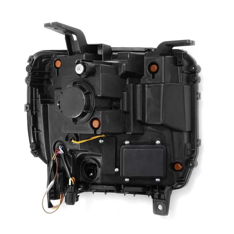 AlphaRex 880617 14-18 GMC Sierra NOVA LED Proj Headlights Plank Style Black w/Activ Light/Seq Signal/DRL