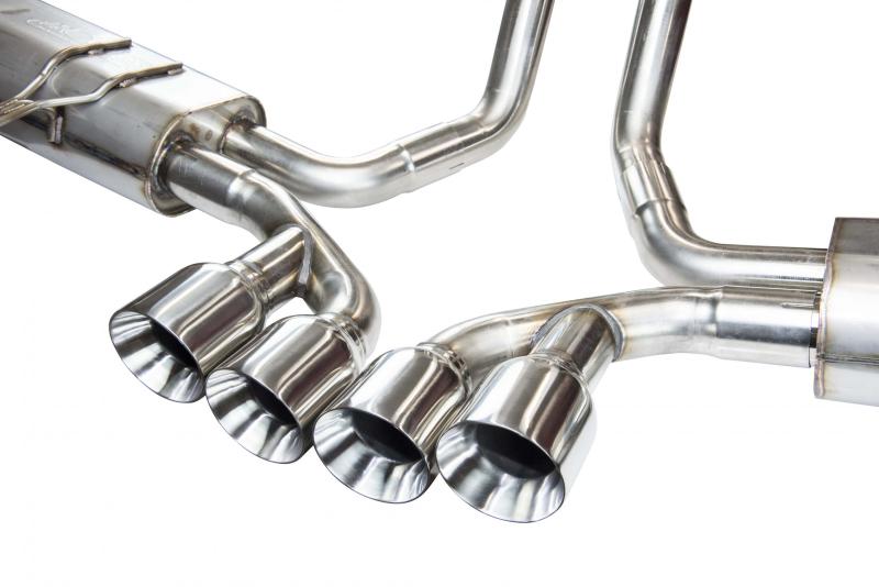 Kooks Headers 21506300 Kooks 97-04 Chevy Corvette Full 3in Axleback w/Pol Tips Requires 3in X-Pipe