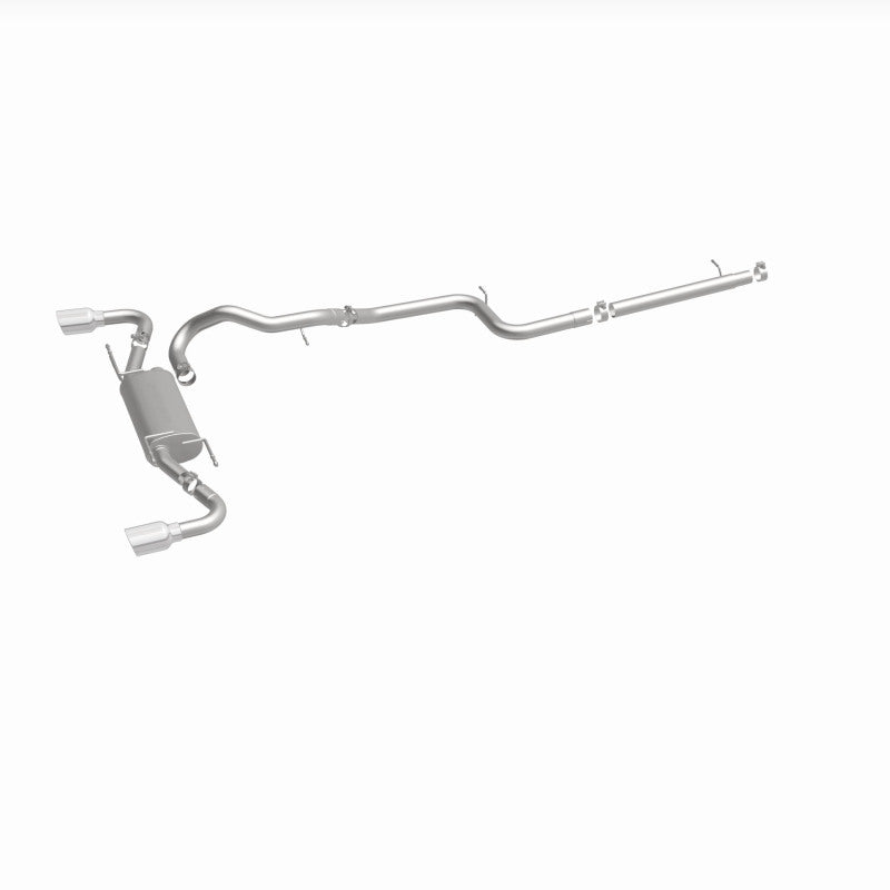 Magnaflow 15146 MagnaFlow 10-12 Mazda 3 L4 2.5L Hatchback Split Rear Exit Stainless Cat Back Performance Exhaust