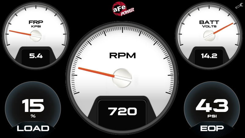 aFe 77-91001 AGD Advanced Gauge Display Digital 5.5in Monitor 08-18 Dodge/RAM/Ford/GM Diesel Trucks