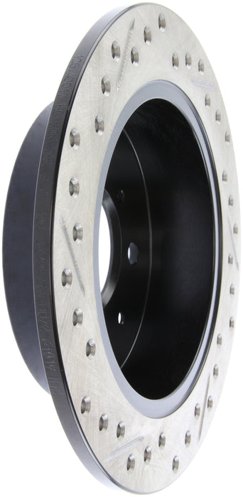 Stoptech 127.40017L StopTech 90-96 Acura Integra / 97-01 Integra (Exc. Type R) Slotted & Drilled Left Rear Rotor