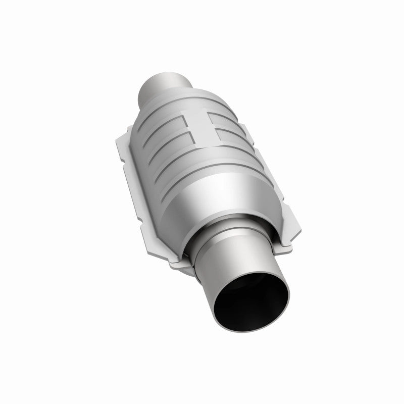 Magnaflow 99209HM MagnaFlow Conv Univ 3in Inlet/Outlet Center/Center Round 9in Body L x 5.125in W x 13in Overall L