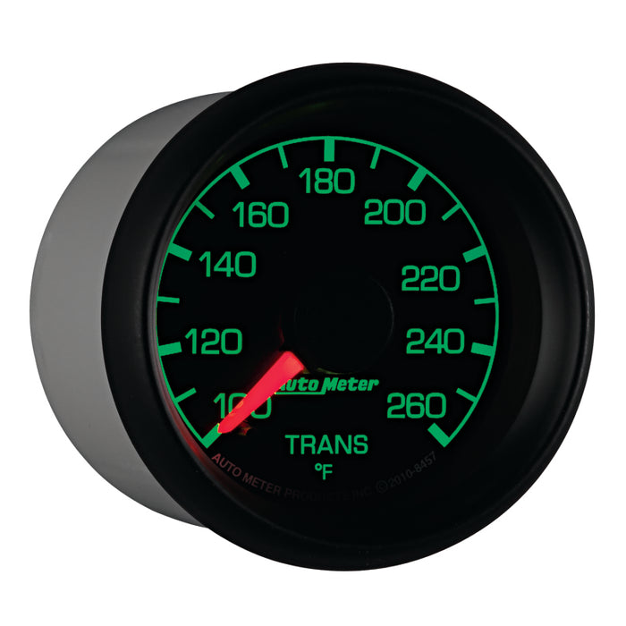 AutoMeter 8457 Autometer Factory Match Ford 52.4mm Full Sweep Electronic 100-260 Deg F Transmission Temp Gauge