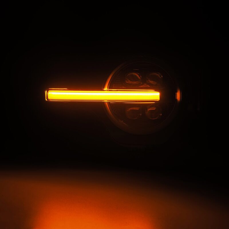 AlphaRex 880259 21-23 Ford Bronco NOVA LED Proj Headlights Alpha-Black w/Activ Light/Seq Signal/DRL