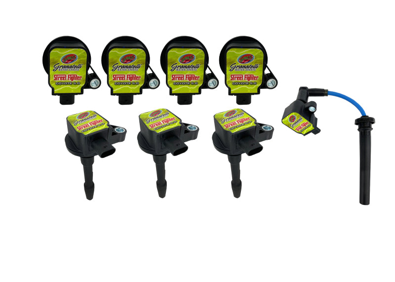 Granatelli Motor Sports 28-1818SF Granatelli 18-23 Ford Coyote 4V Street Fighter Coil-On-Plug Wire Conn Kit w/Coil Packs (35K Volts)