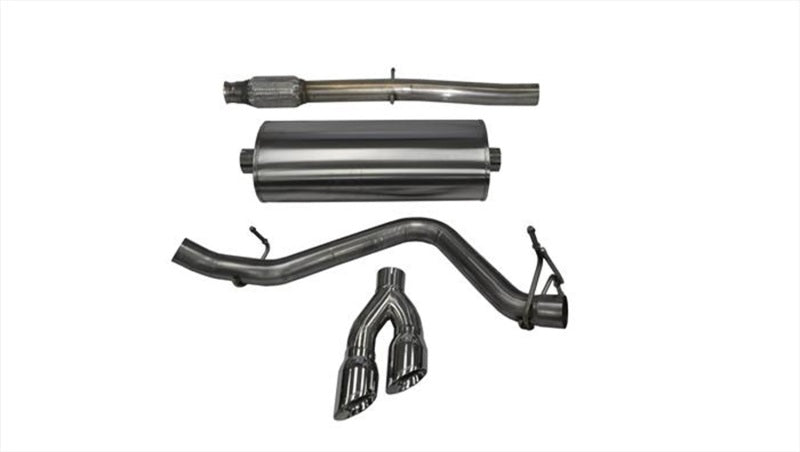 CORSA Performance 14848 Corsa 2014-2019 Chevy Silverado 1500 5.3L V8 CC / SB 3in Single Side Exit Touring Cat-Back Exhaust