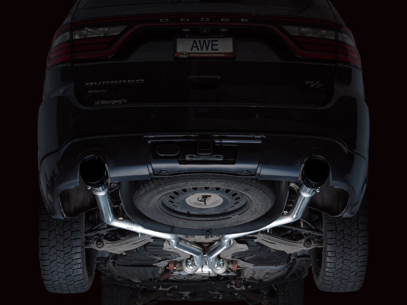 AWE Tuning 3020-33575 11-24 Dodge Durango 5.7L Track Edition Exhaust w/ Diamond Black Tips