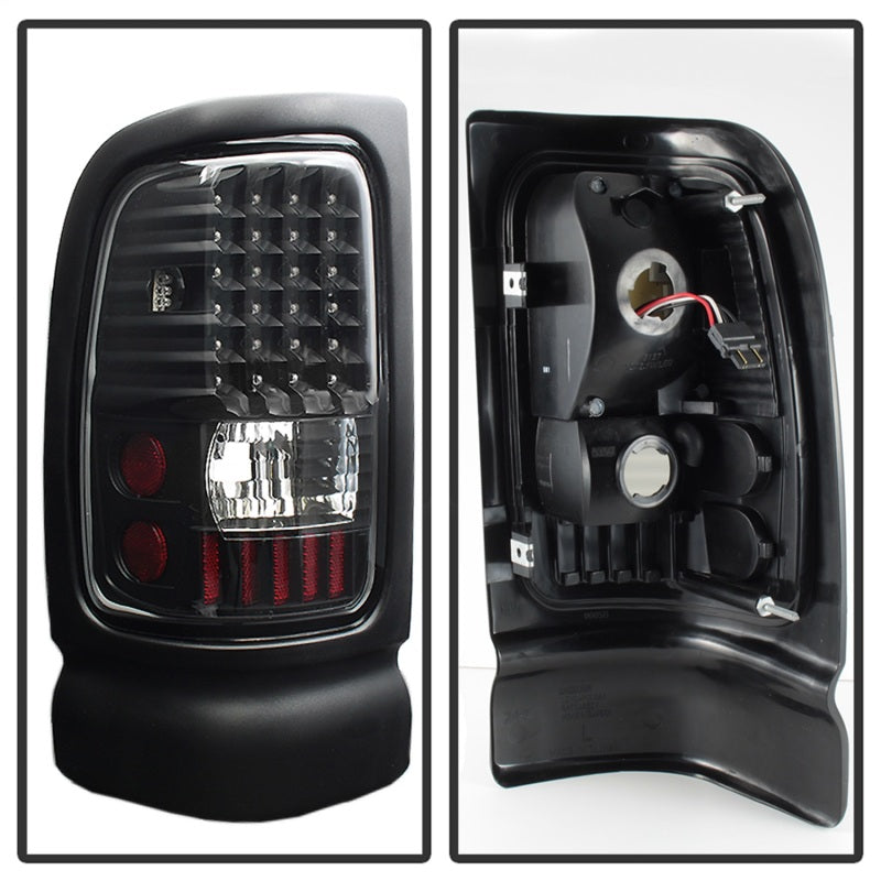 SPYDER 5012777 xTune Dodge RAM 1500 94-01 / RAM 2500/3500 94-02 LED Tail Lights Black ALT-ON-DRAM94-LED-BK