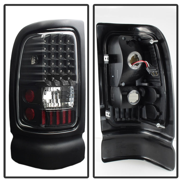 SPYDER 5012777 xTune Dodge RAM 1500 94-01 / RAM 2500/3500 94-02 LED Tail Lights Black ALT-ON-DRAM94-LED-BK