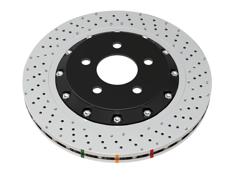 DBA DBA53929BLKXD 2020+ Chevrolet Corvette C8 Z51 Rear Cross Drilled 5000 Series Rotor
