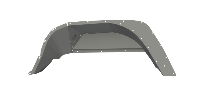 Road Armor 520LFR0Z 2020 Jeep Gladiator JT Stealth Rear Fender Liner Body Armor - Raw