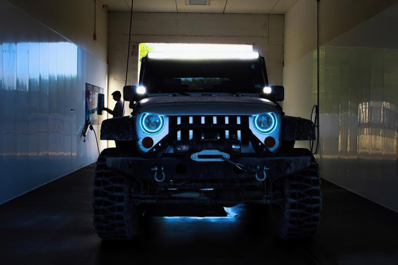 ORACLE Lighting 5769-334 Oracle 7in High Powered LED Headlights - Black Bezel - ColorSHIFT No Controller