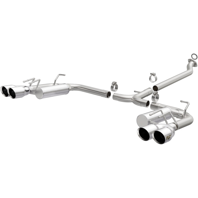 Magnaflow 19494 MagnaFlow 18-19 Toyota Camry XSE 2.5L (FWD) Street Series Cat-Back Exhaust w/4in Polished Quad Tips