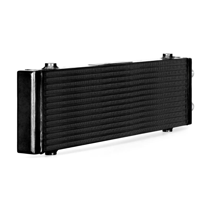 Mishimoto MMOC-DP-LBK Universal Large Bar and Plate Dual Pass Black Oil Cooler