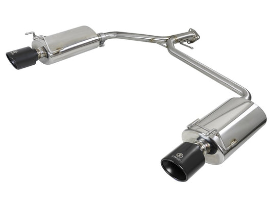 aFe 49-36604-B Takeda 2.25-1.75in 304 SS Axle-Back Exhaust w/ Black Tips 13-17 Honda Accord Sport Sedan I4-2.4L