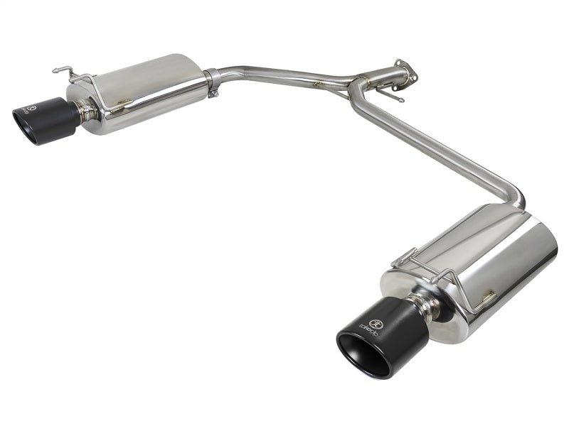 aFe 49-36604-B Takeda 2.25-1.75in 304 SS Axle-Back Exhaust w/ Black Tips 13-17 Honda Accord Sport Sedan I4-2.4L
