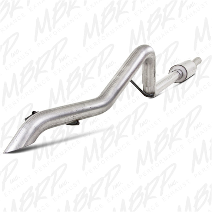 MBRP S5514AL 2007-2009 Jeep Wrangler (JK) 3.8L V6 4 dr Off-Road Tail Pipe Muffler before Axle