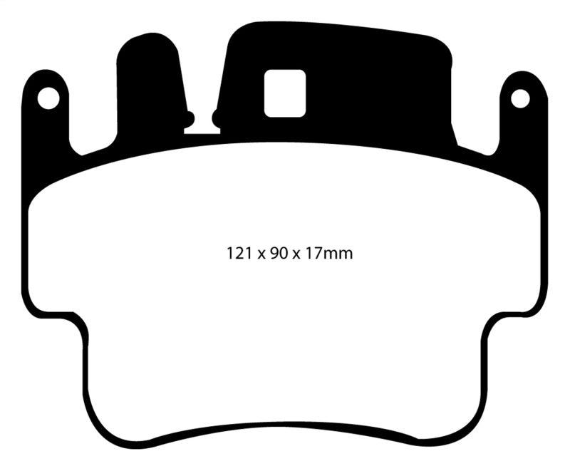 EBC DP31514C 98-05 Porsche 911 996 3.4 Carrera 2 (Iron Rotor) Redstuff Frt Brake Pad (Check Fit Guide)