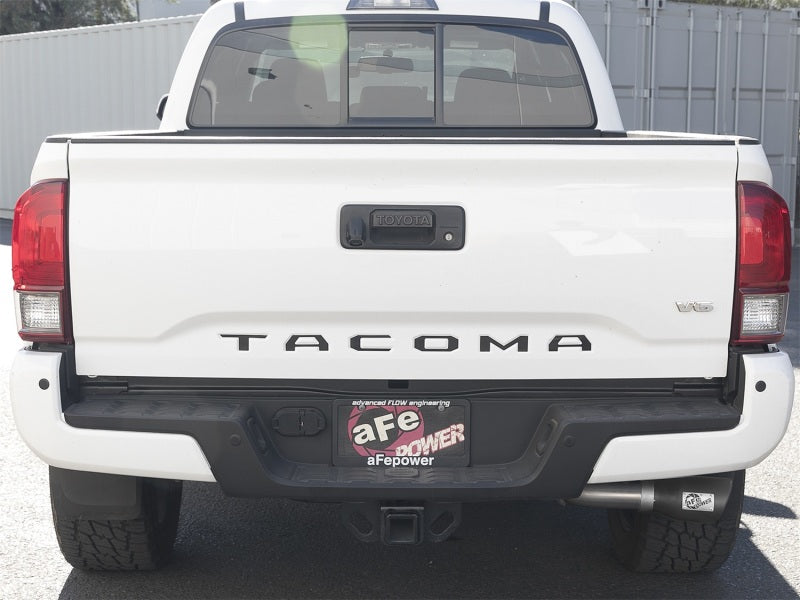 aFe 49-46042-B MACH Force-Xp 2-1/2in 304 SS Cat-Back Exhaust w/Black Tips 2016+ Toyota Tacoma L4-2.7L / V6-3.5L