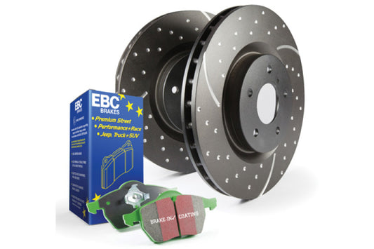 EBC S3KF1332 S3 Kits Greenstuff Pads and GD Rotors