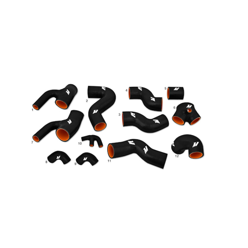 Mishimoto MMHOSE-S4-97TBK 97-02 Audi S4 Turbo Black Silicone Hose Kit