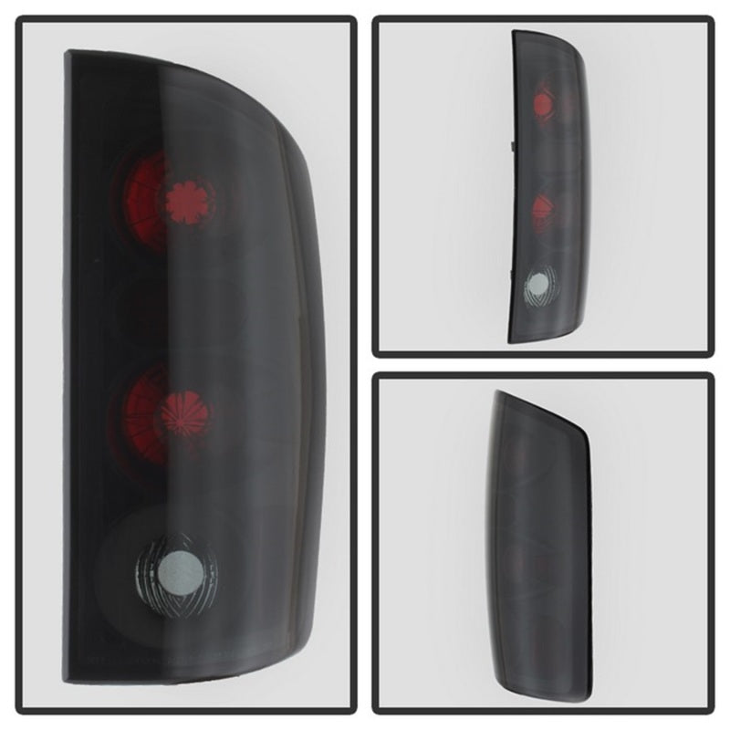 SPYDER 5078100 Spyder Dodge RAM 02-06 1500/RAM 2500/3500 03-06 Euro Style Tail Lights Black Smoke ALT-YD-DRAM02-BSM