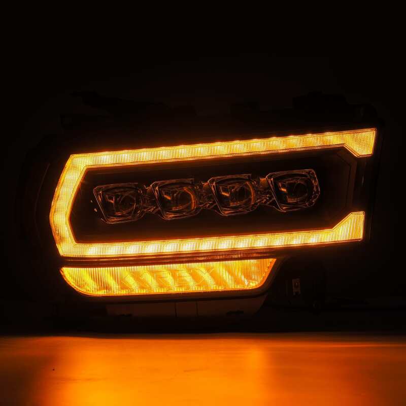 AlphaRex 880553 19-21 RAM 2500 NOVA LED Proj Headlights Plank Style Black w/Activ Light/Seq Signal/DRL