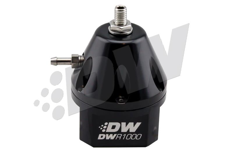 DeatschWerks 6-1000-FRB DWR1000 Adjustable Fuel Pressure Regulator - Black