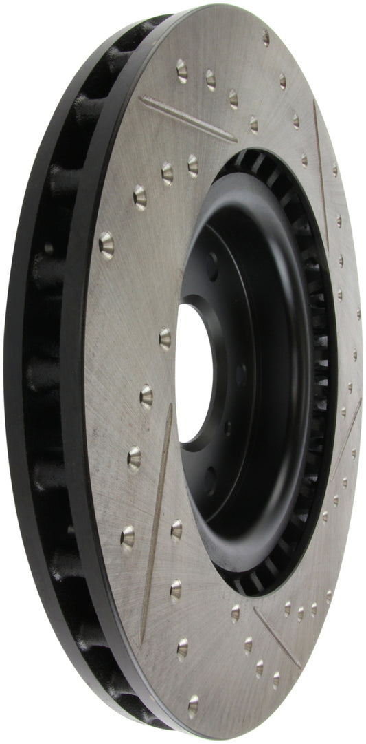 Stoptech 127.42076R StopTech Slotted & Drilled Sport Brake Rotor