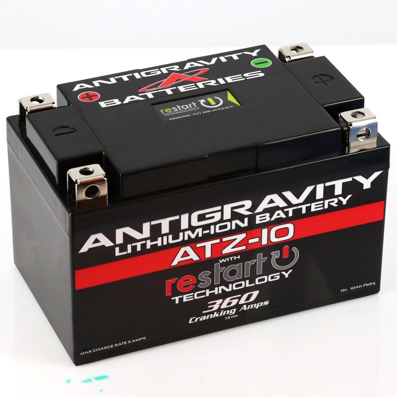 Antigravity Batteries AG-ATZ10-RS Antigravity YTZ10 Lithium Battery w/Re-Start