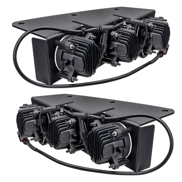 ORACLE Lighting 5890-001 21-22 Ford Bronco Triple LED Fog Light Kit for Steel Bumper - White