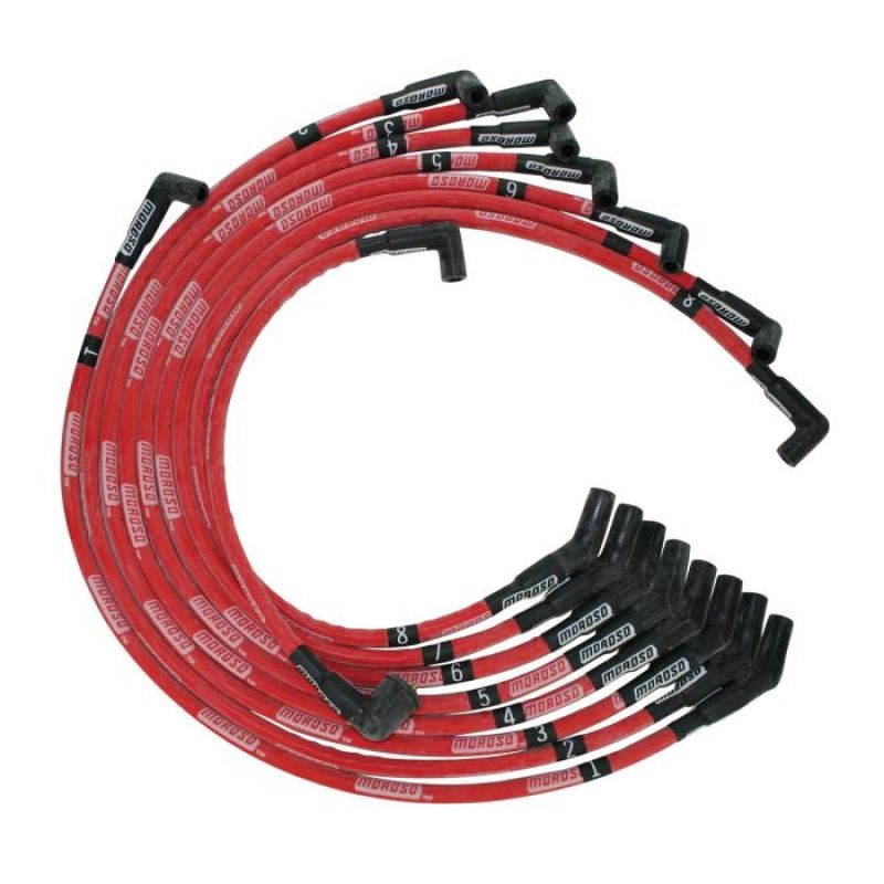 Moroso MOR52574 Ultra Plug Wire Set BBF Red