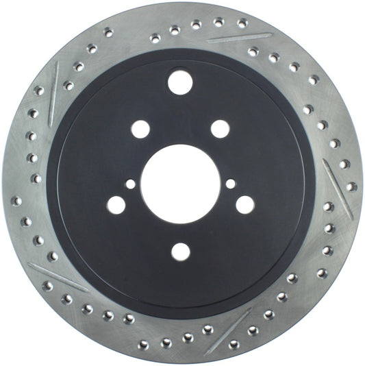 Stoptech 127.47031R StopTech Slotted & Drilled Sport Brake Rotor