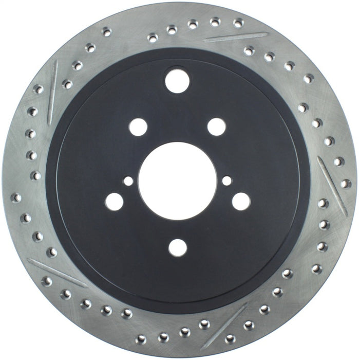 Stoptech 127.47031R StopTech Slotted & Drilled Sport Brake Rotor