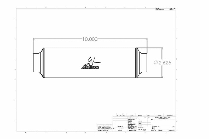 Aeromotive 12362 In-Line Filter - AN-16 100 Micron SS Element Extreme Flow