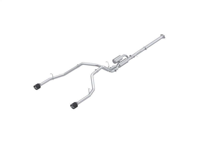 MBRP S51563CF 2025+ RAM 1500 3.0L Pro Series 3.0in Cat-Back Dual Rear Exit Exhaust - CF Tips