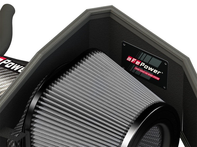 aFe 51-12172-C POWER Magnum FORCE Carbon Fiber Stage 2 Pro Dry S CAIS - 11-18 Dodge Challenger/Charger V8-6.4L