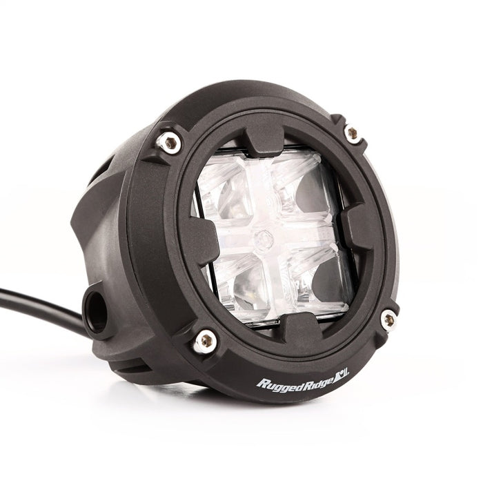 Rugged Ridge 15209.31 Round LED Light 3.5in Combo High/Low Beam