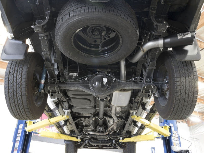aFe 49-46026-B MACHForce XP Cat-Back SS w/Black Tips 16 Toyota Tacoma V6-3.5L
