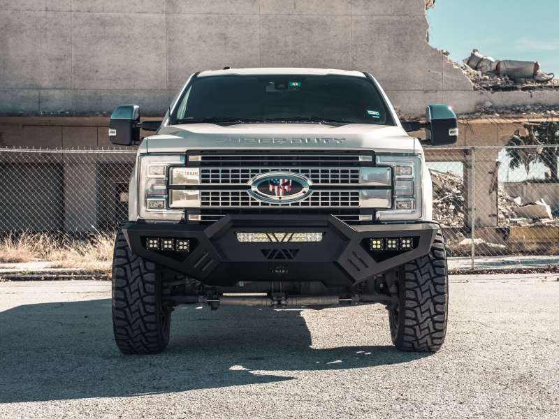Road Armor 6172XFPRB 17-20 Ford F-250 SPARTAN Front Bumper Bolt-On Pre-Runner Guard - Tex Blk