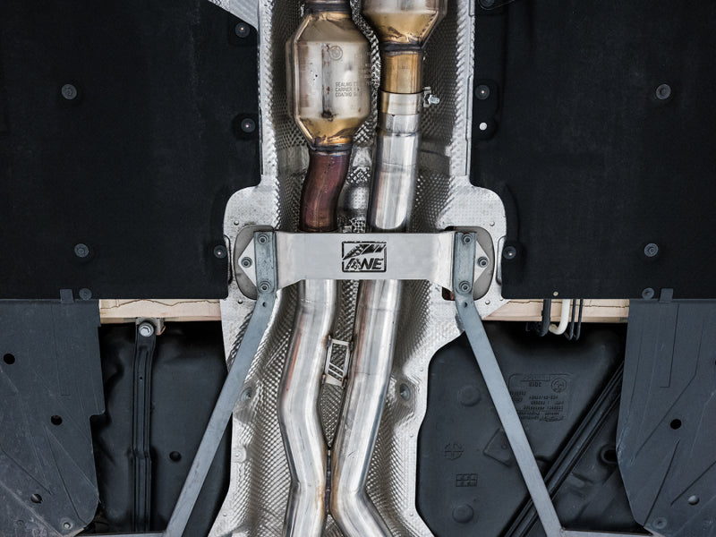 AWE Tuning 3020-42082 BMW F8X M3/M4 Track Edition Catback Exhaust - Chrome Silver Tips