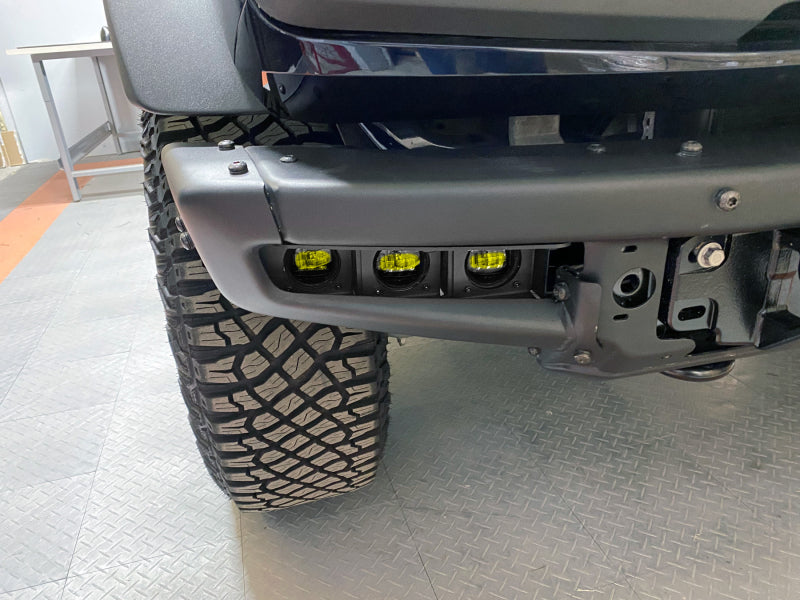 ORACLE Lighting 5890-006 21-22 Ford Bronco Triple LED Fog Light Kit for Steel Bumper - Yellow